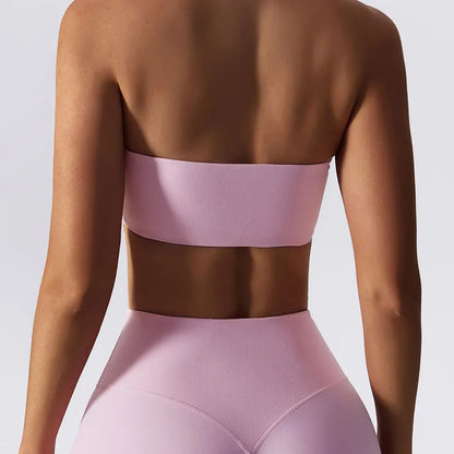 Sports Bras For Women Strapless Bra Padded Top Stretchy Fitness Yoga Tops Bra Sportwear Exercise Clothes Sports Underwear
