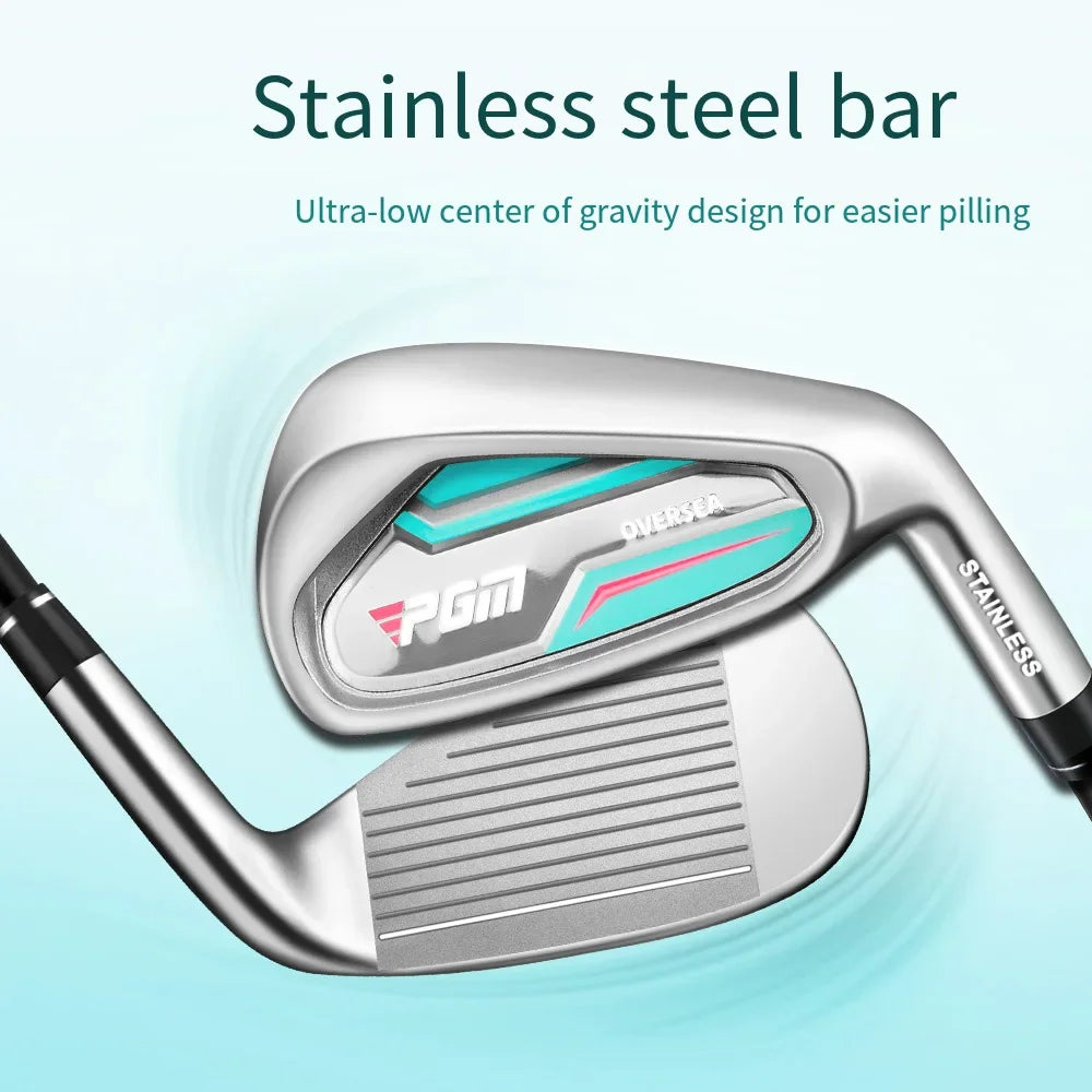 PGM Golf Clubs,#5/6/7/8/9/P/S IRON Right Handed Practice Pole, Men Women Carbon Shaft Stainless Steel Head Golf Clubs TIG051