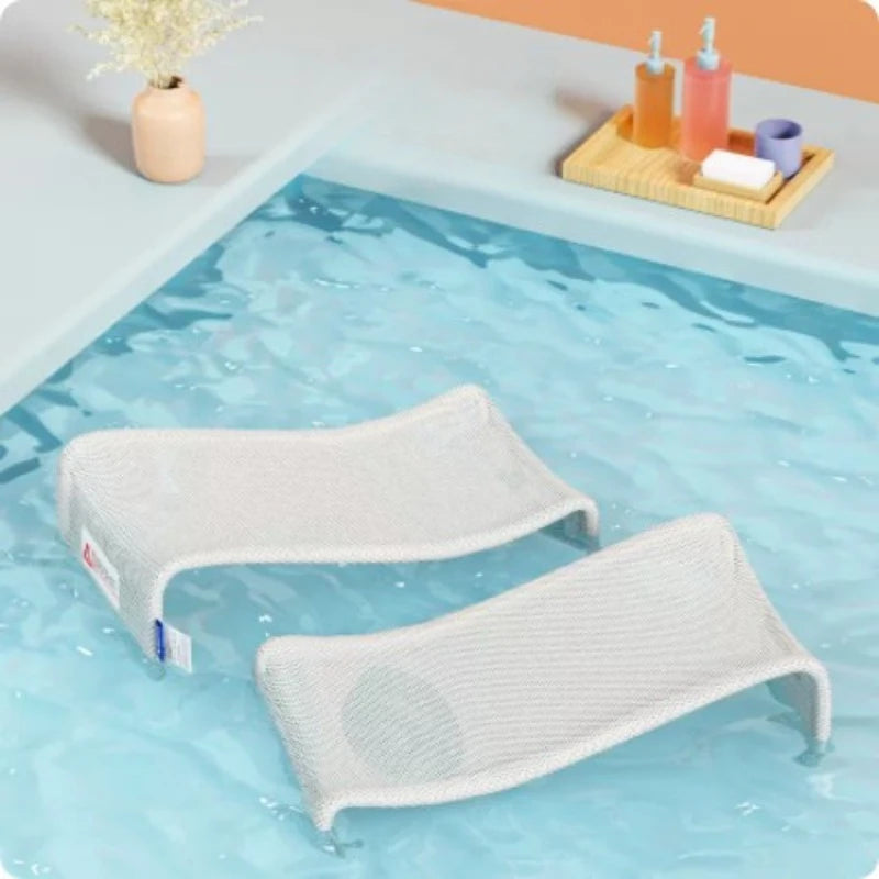 Baby Bath Stand Sit Lying Support Baby Bathtub Bath Bed Support Anti-slip Mat Newborn Bath Net Universal Bath Artifact