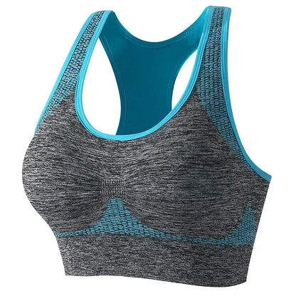 New Sports Bra Women Seamless Gym Jogging Crop Top Female Tops Yoga Fitness Shockproof Vest Sport Bras for Women Sutian Feminino