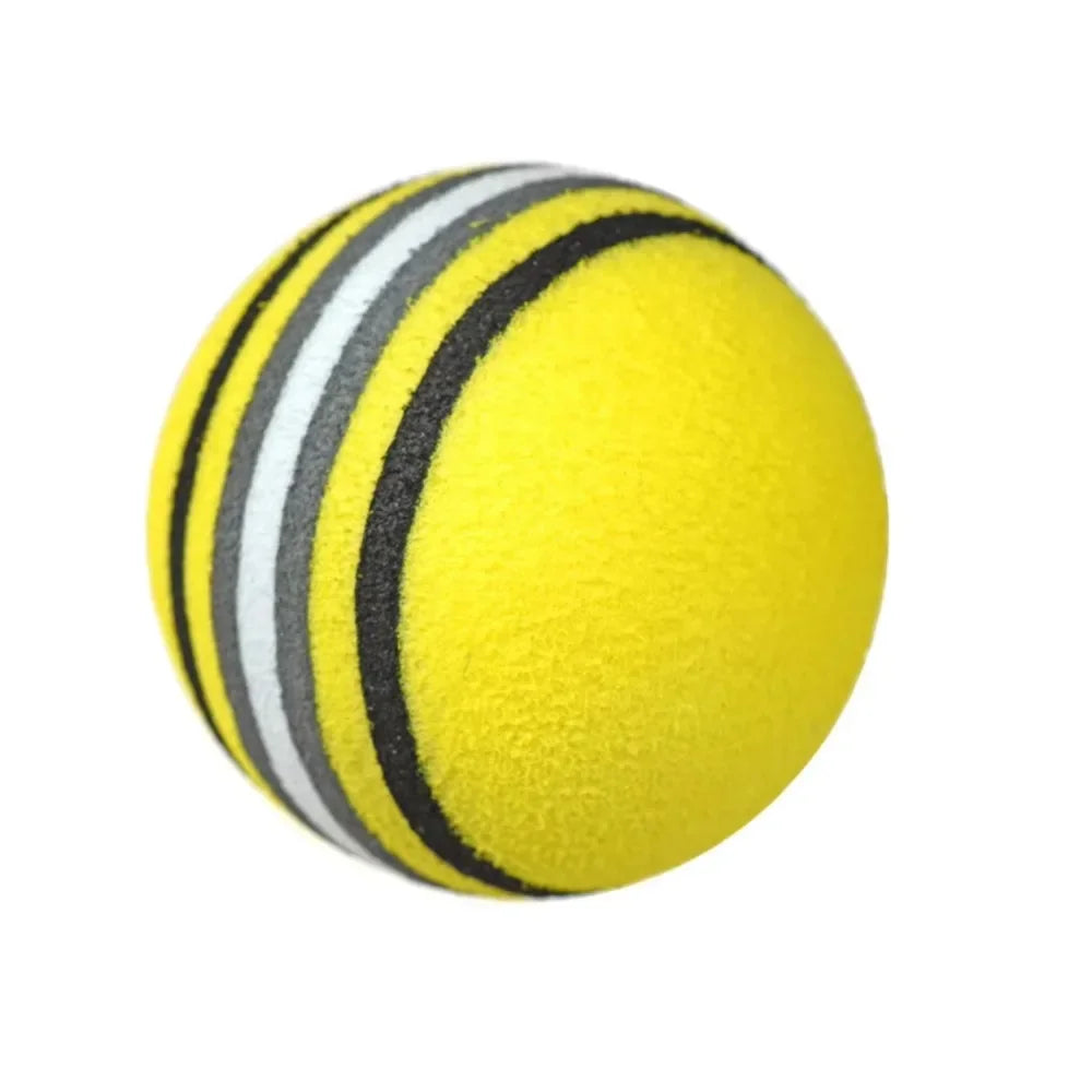 10PCS Foam Golf Balls Indoor Swing Training Practice Balls Rainbow Sponge Balls Golf Beginners Flexible Training Aid Accessories