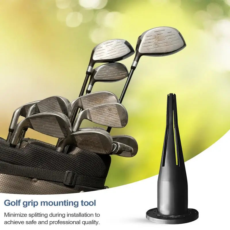 Golf Club Grip Installer Reusable Golf Shaft Puller Portable Clip-on Golf Club Grip Remover Golf Accessories grip mounting tool