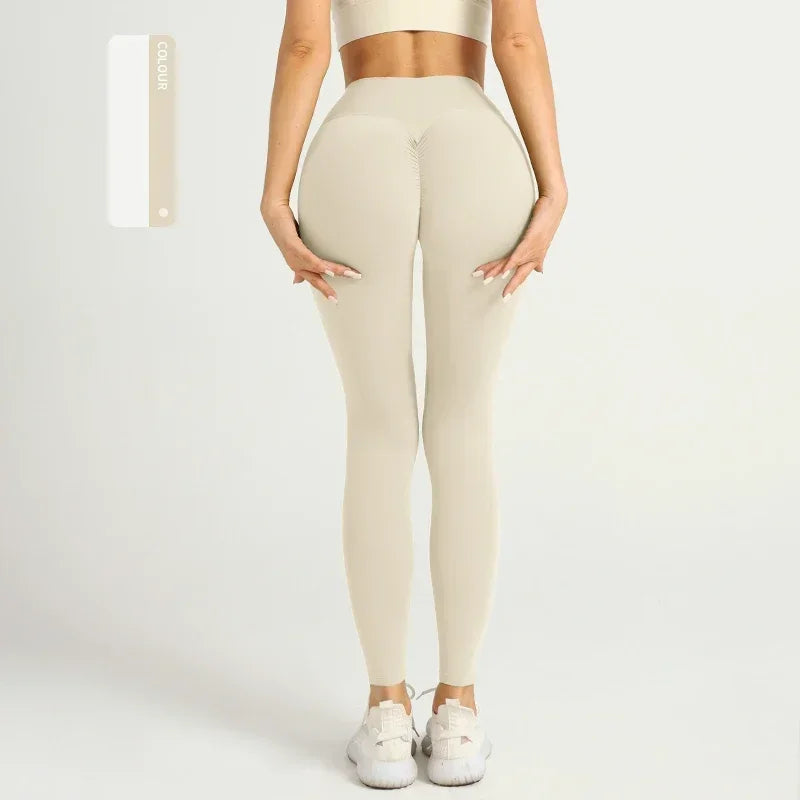 High Waist Yoga Leggings Women Fitness Leggings Running Cycling Pants Breathable Sports Leggings Summer Workout Gym Clothing👖👍