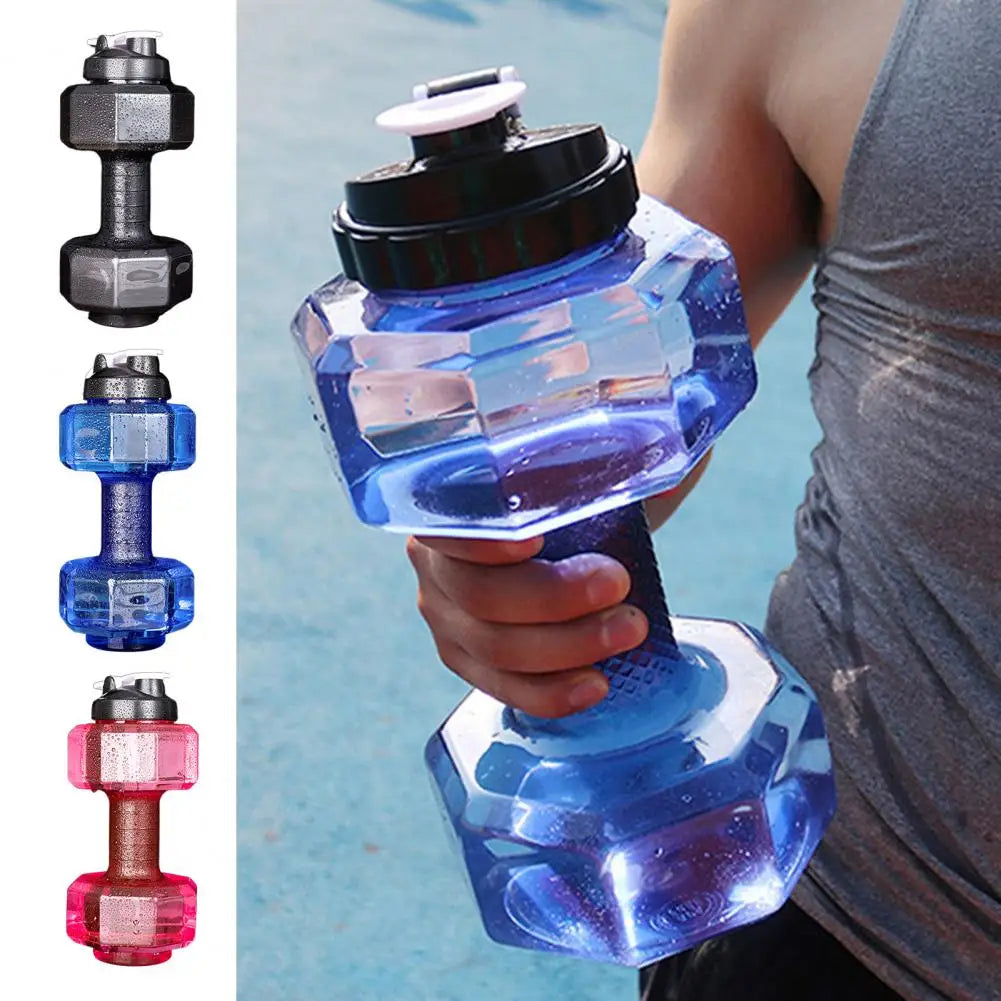 Water-filled Dumbbells Portable Dumbbell Sports Water Bottle for Arm Strength Training Workout Drinking Cup for Home Gym Fitness