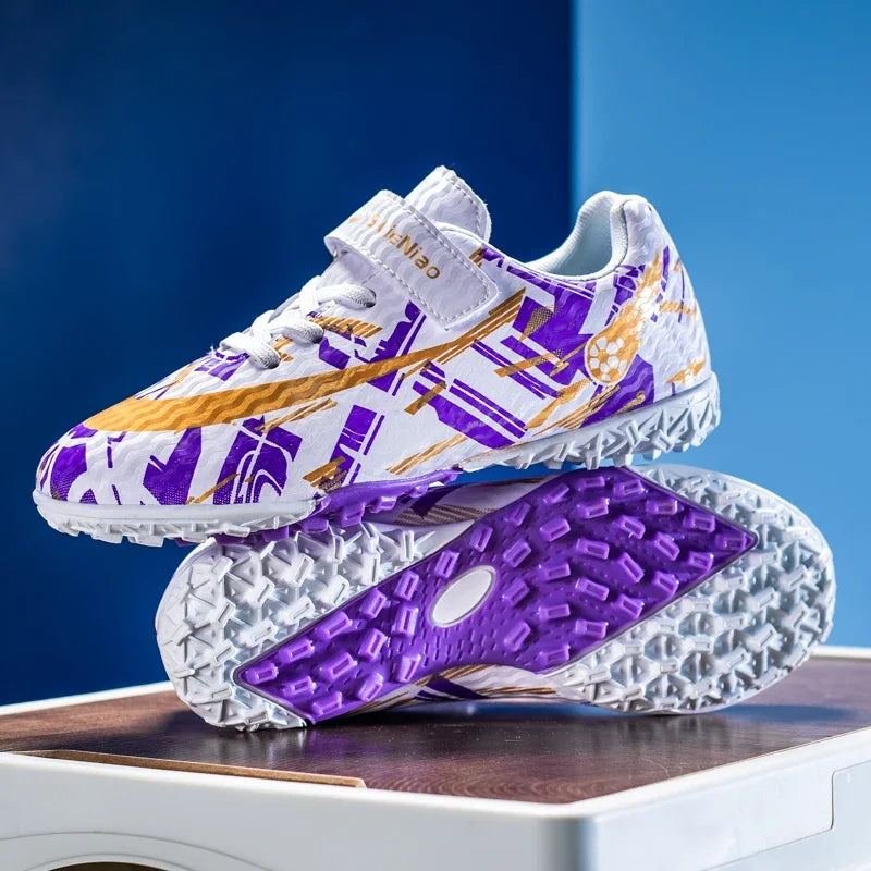 Kids Soccer Shoes Boys Outdoor Futsal Soocer Boots 28-39 FG/TF Football Boots Professional Cleats Grass Training Sport Footwear