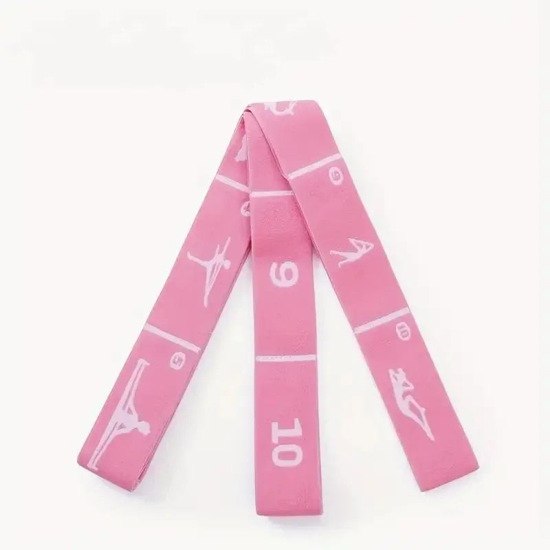 Yoga Stretch Training Belt，Universal Resistance Bands for Dance, Gymnastics, Workout, Pilates|Use Nylon Fabric Material