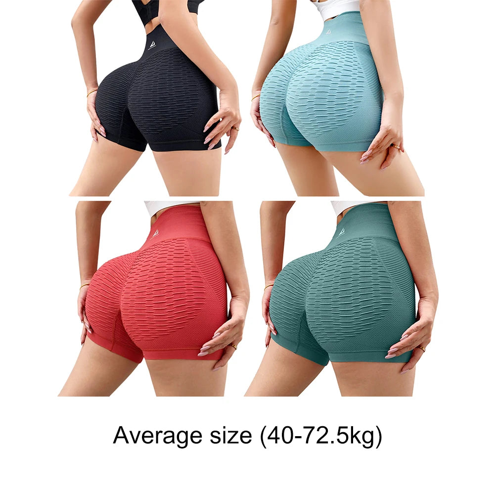 Women Sport Shorts Yoga Clothing Gym High Waist Push Up Shorts Running Jogging Seamless Sports Gym Hip Lifting Sportswear