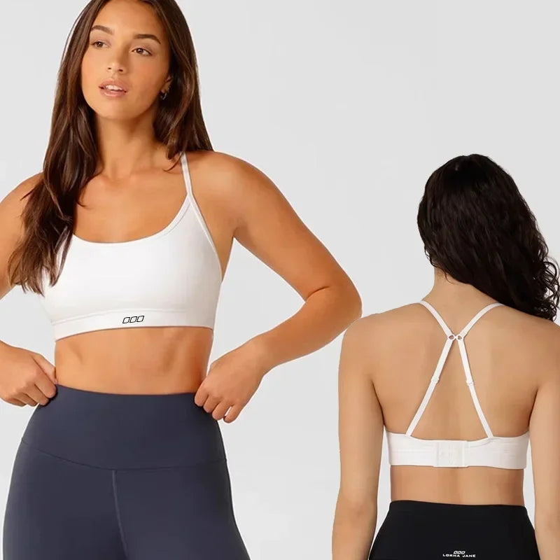 Sports Bra Women High Support Sports Top Push Up Yoga Bra Gym Workout Crop Top Fitness Underwear Running Brassiere Sportswear