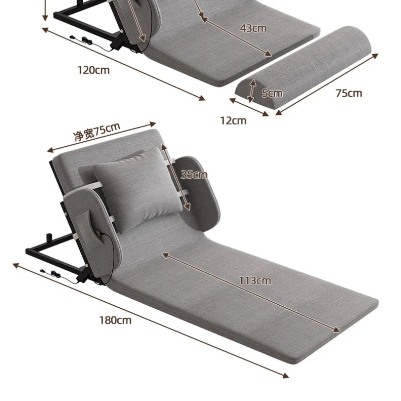 Smart Electric Adjustable Bed Sit To Stand Assist Recliner for Home Care Heavy Duty Hospital Bed Frame Bedroom Furniture