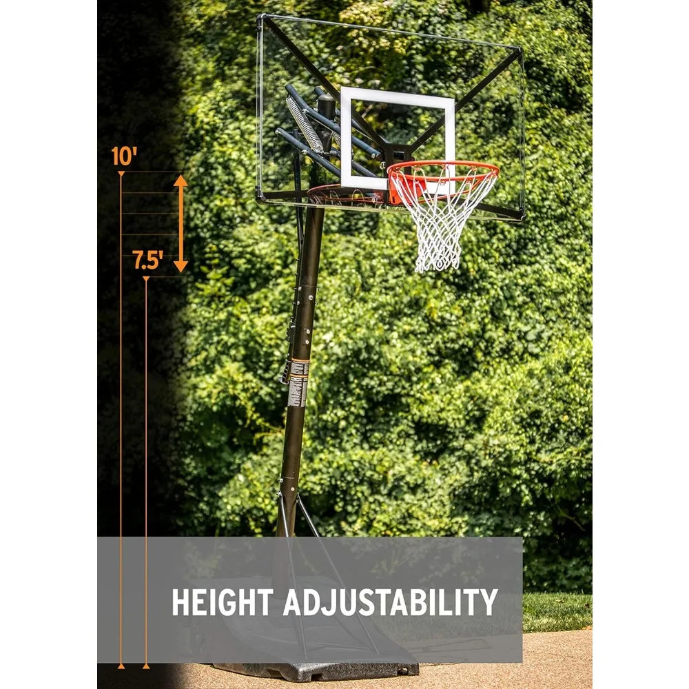 Portable Outdoor Basketball Stand – Adjustable 10 Feet