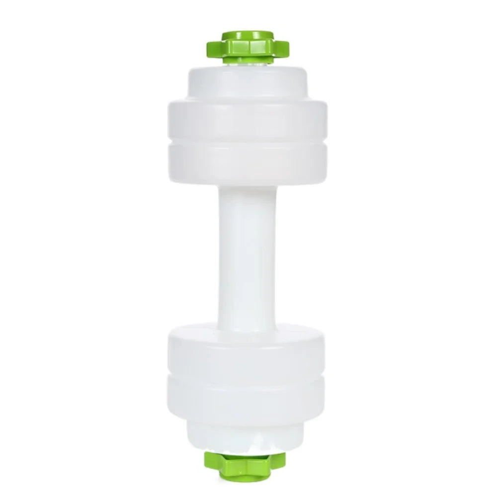 Max 1KG Dumbbell Water Cup 830ML Plastic Water-filled Dumbbells Multifuntion Portable Fitness Water Bottle School