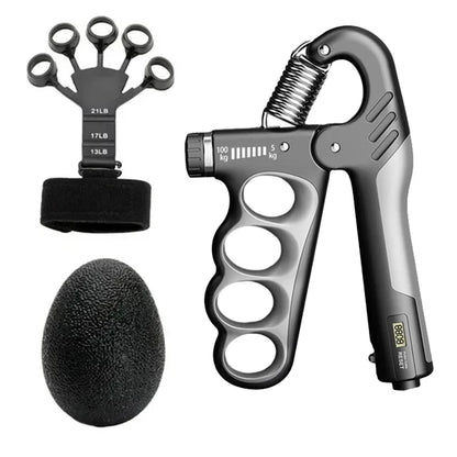 Electronic Counting Hand Grips Strengthener Arm Spring Finger Massager Expander Hand Exercise Gym Fitness Training Wrist Gripper