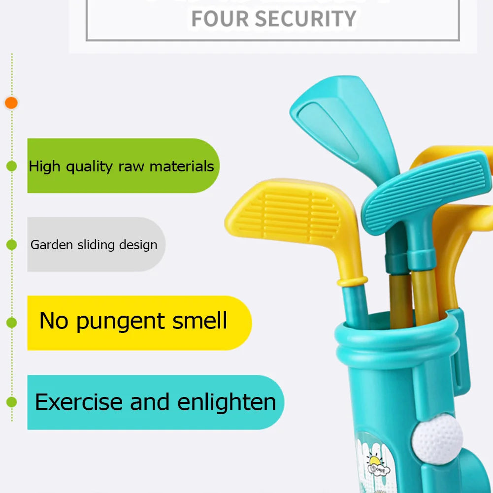 Clubs Set Parent Child Educational Activities Outdoor Sports Game Toy Game Outdoor Sports Golf Clubs