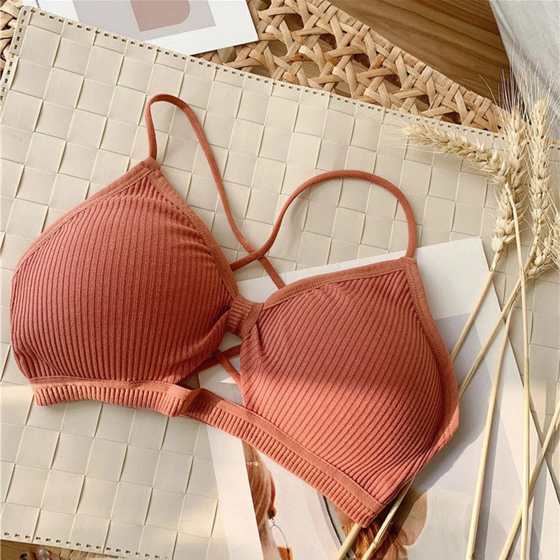 Women Cross Strap Sports Bra Push Up Top Women Yoga Gym Crop Tops Brassiere Femme Fitness Tops Sport Bh Breathable Bras Camisole