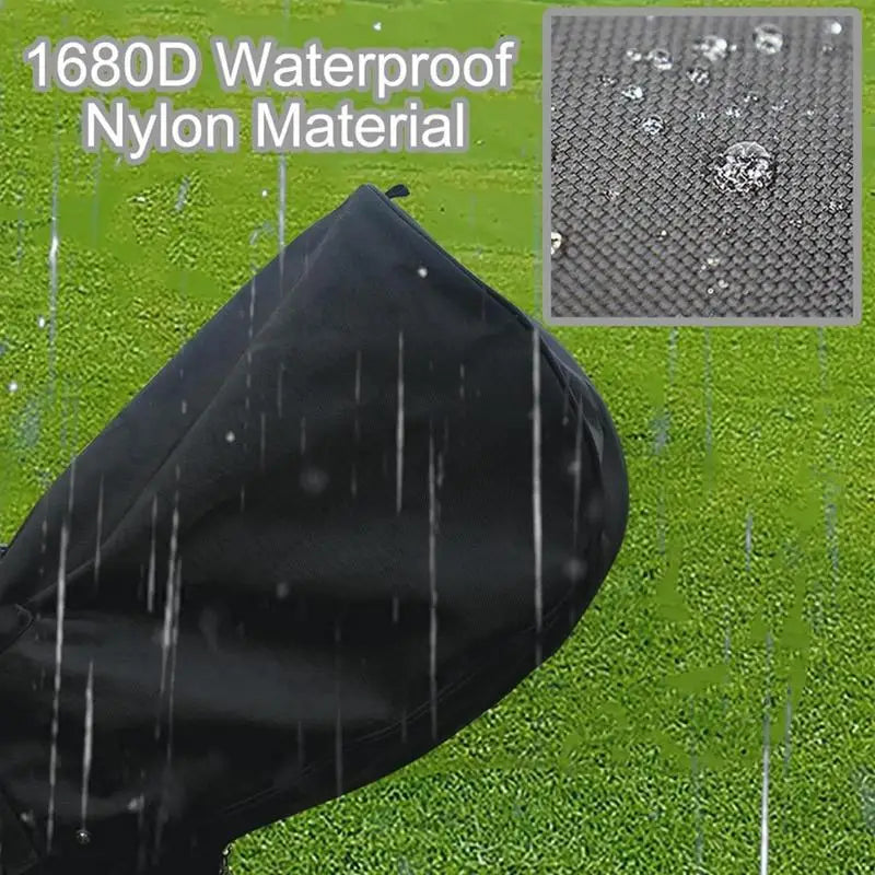 Golf Bag Rain Cover, Portable Club Bag Rain Shield, Club Protection Cover Suitable for Golf Bags/Hand Carts/Stand Bags