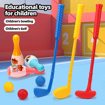 Clubs Set Parent Child Educational Activities Outdoor Sports Game Toy Game Outdoor Sports Golf Clubs