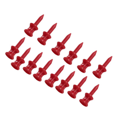 50 Pcs/Pack Professional Golf Tees 25mm-51mm Castle Orange Golfer Accessory Plastic golf tees perfect for Teeing the ball