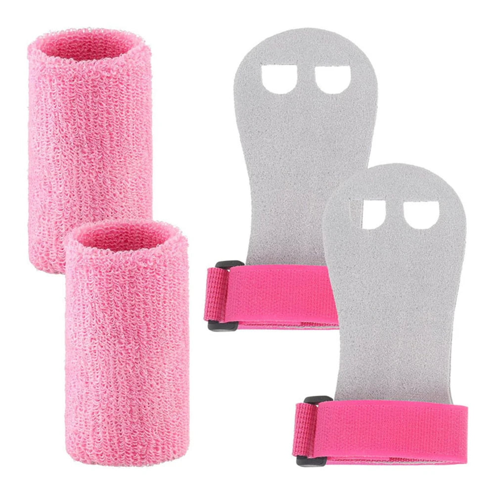 Gymnastics Grips Wristbands Sets for Girls Youth Kids Gymnastic Hand Grips Gymnastic Bar Palm Protection and Wrist Support Palm