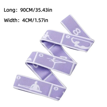 Yoga Stretch Training Belt，Universal Resistance Bands for Dance, Gymnastics, Workout, Pilates|Use Nylon Fabric Material