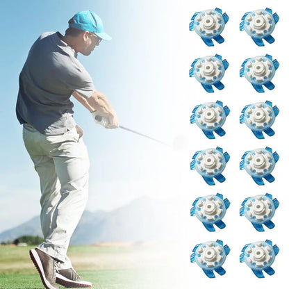 Golf Shoe Spikes Replacements 12 Pieces Footwears Anti Slip Golf Cleat Quick Twist Golf Spikes Golf Cleats Portable Wrench Screw