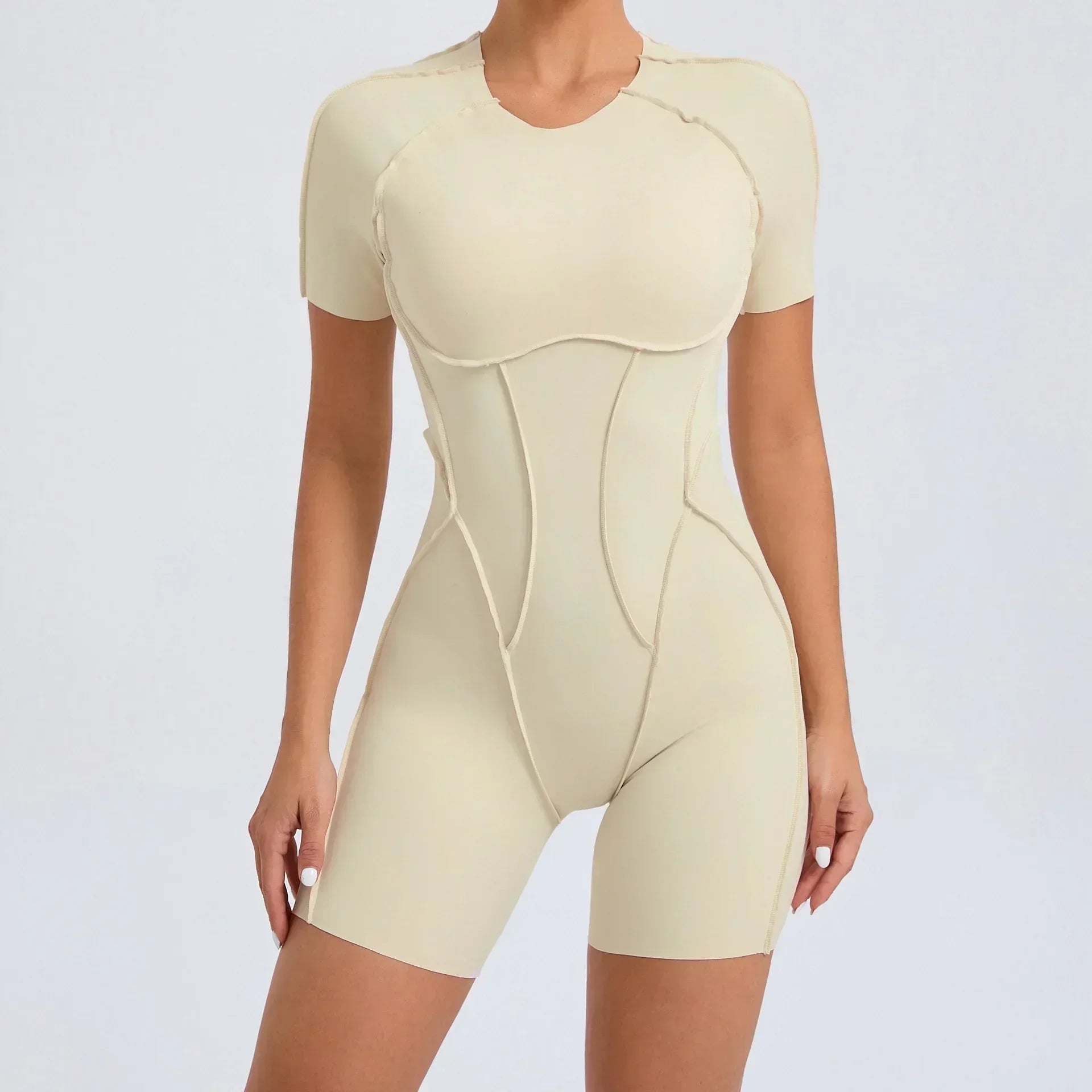 Seamless Yoga Jumpsuits Sports Fitness Splicing Hip-lifting One-Piece Tight Hollow-out Beauty Back Gym Workout Clothes for Women