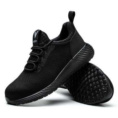 Safety Shoes Work Shoes Steel Toe Men Puncture-Protective Work Boots Indestructible Safety Lightweight