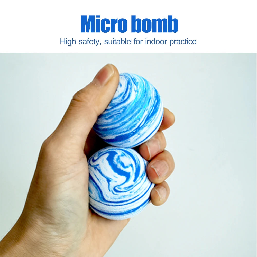 20pcs/bag golf balls 42mm diameter sports balls Rainbow Foam Practice Golf Balls for Indoor or Outdoor Golf Training Balls new