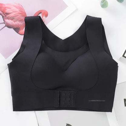 Posture Corrector Sports Bra Seamless Push Up Breathable Bralette Shockproof Sport Hunchback Relief Chest Bra Cross Back Tops