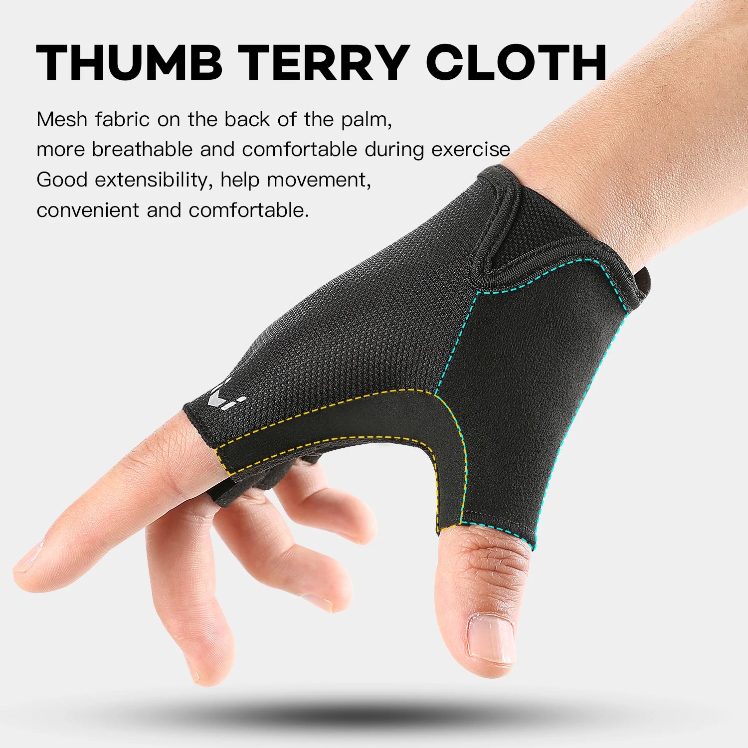 Sports Fitness Gloves Equipment Non-slip Handguards Gym Gloves Bench Press Barbell Fitness Protective Gear