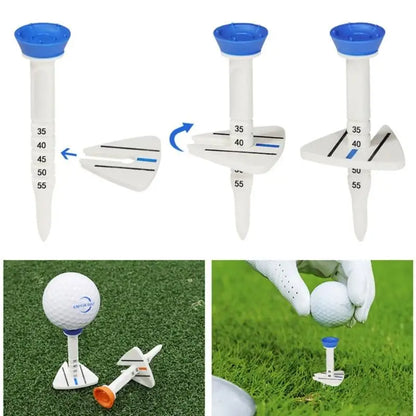 F1FD 4Pcs Golfs Support Tees Golfs Tees Driver Training Accessory Plastics Golfs Tees