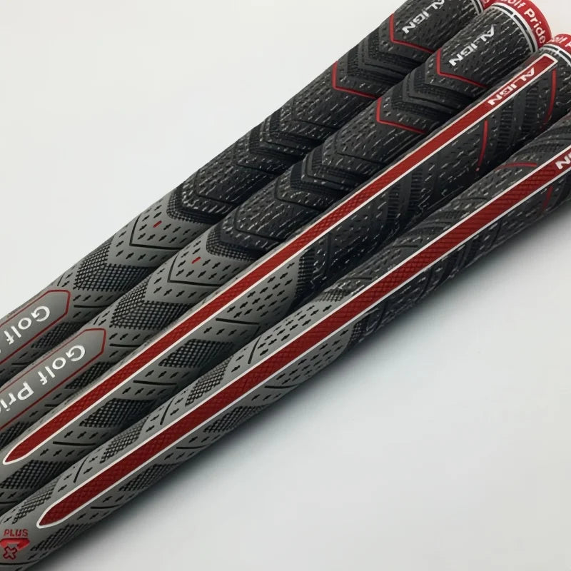 13pcs Golf Club Grips Set - Medium & Standard, Durable Rubber in Black, White, Blue, and Red with Textured Pattern for Enhanced