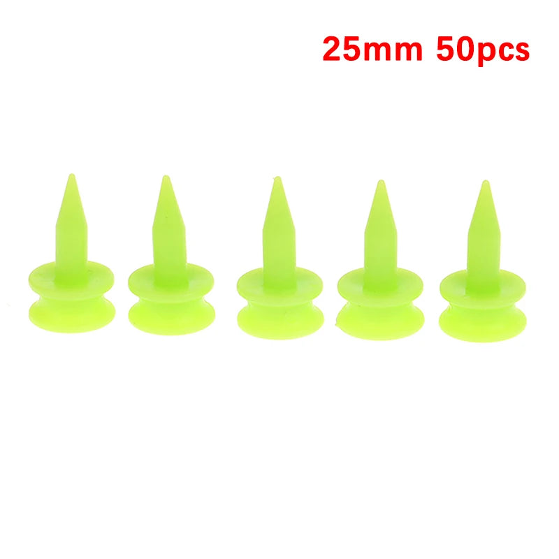 50Pcs Professional Golf Tees Perfect For Teeing The Ball Improve Accuracy Training Golf 25MM 0.98' Castle Green Golfer Accessory