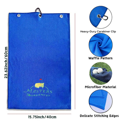 Funny Microfiber Premium Golf Towel, Embroidered Golf Towels for Golf Bags for Men&Women, Golf Accessories for Men Golfers