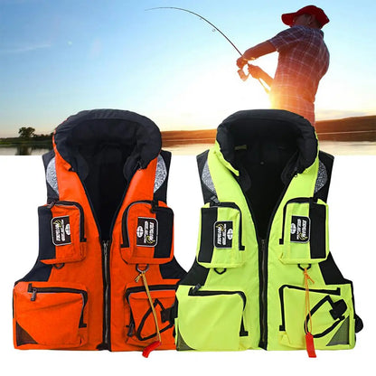 Life Vest Durable Waterproof Swimming Vest Unisex Adults Water Sports Safety Surfing Jacket for Fishing