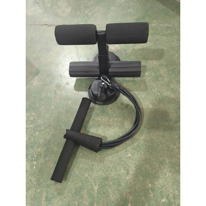 Sit-up aids double suction cups with drawstring fixed home midterm roll abdominal artifact fitness equipment for home use