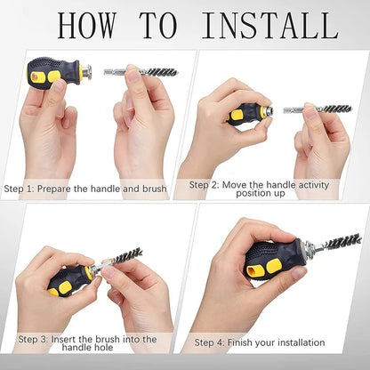 Golf Clubs Head Hosel Brush Golf Club Brush Wire Brush Cleaning Polishing Tool Electric Drill Wire Brush for Iron and Wood