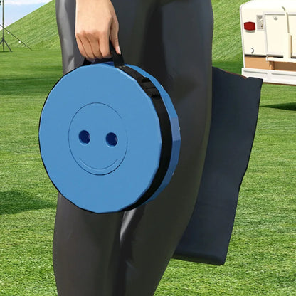 Handheld Rainbow Stretch Bench! Outdoor camping and fishing with one stool, adjustable height, portable and easy to carry