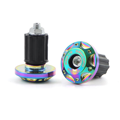 Motorcycle Handle Bar Ends Grips Moto CNC Metal Handlebar Counterweight Plug Slider Motor Bike Grips Dirt Bike Accessories