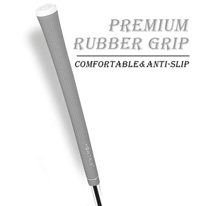 1PC Golf Club Grips Standard Men's Natural Rubber Soft Anti-slip High Quality Golf Irons/Woods Universal Grips 6 Colors