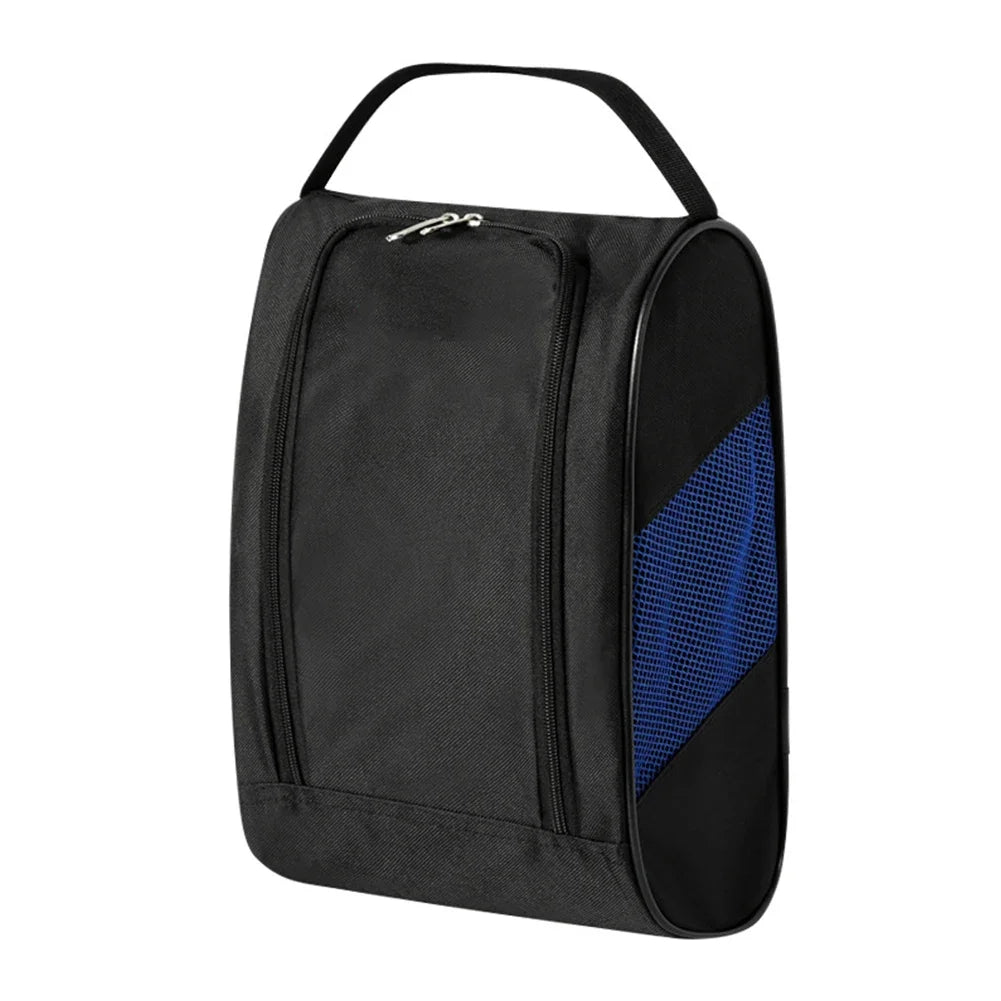 New Portable Mini Golf Shoe Bag Nylon Shoe Carrier Bags Zipper Golfball Holder Breathable Pouch Pack Tee Bag Sport Accessories