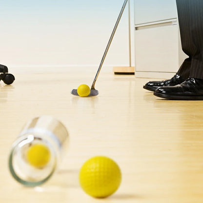 Yellow PU Golf Practice Balls 42.67mm Durable Training Golf Balls Men Women High Elasticity Golf Home Office Sport Equipment ZYF