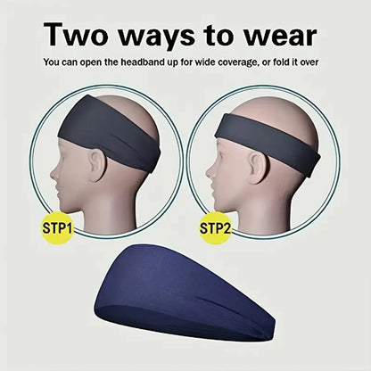 MIAO-US Sweat-Absorbent Sports Headband