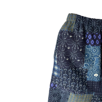 Men's Bohemian Harem Pants Unique Patchwork Print Soft Breathable Material Elastic Waist Casual Looks Beach Trips Yoga Clothing