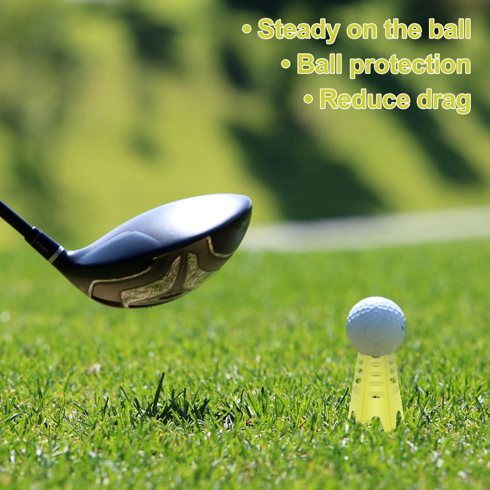 80/20pcs Golf Simulator Tees Training Portable Golf Tees for Outdoor Indoor Home Golf Mat Tees Plastic Reusable Golf Tees