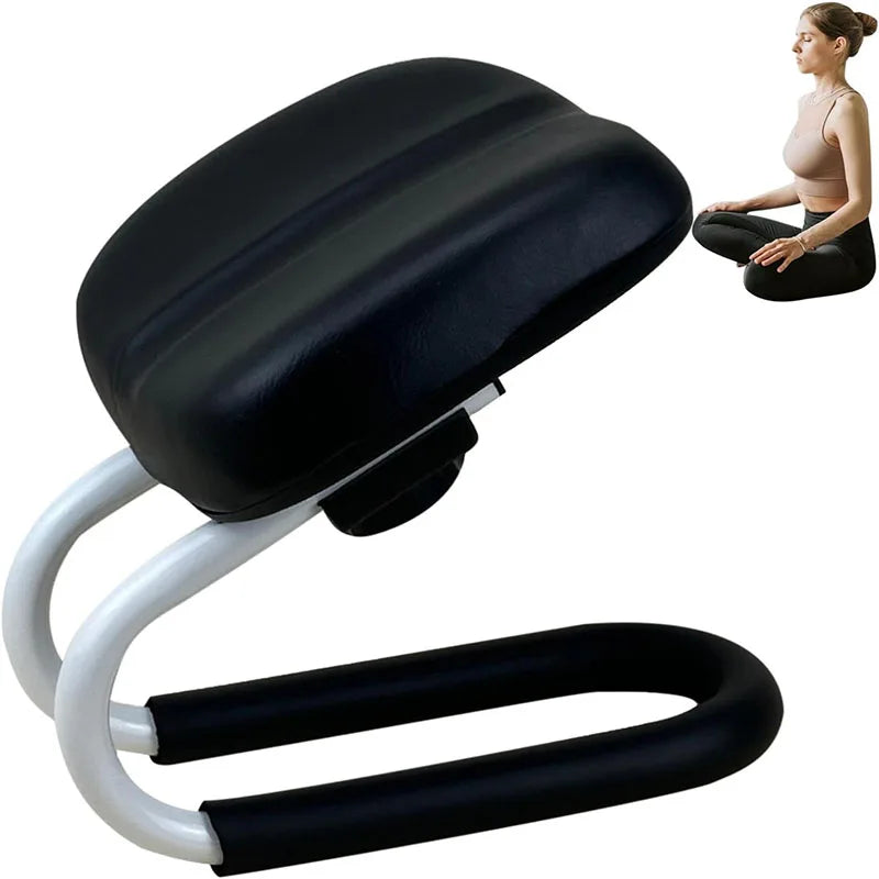 Meditation Seat Yoga Stool Kneelers for Praying with Sponge Cushion Non-Slip Leg Sleeve Bench Seat Meditation Accessories