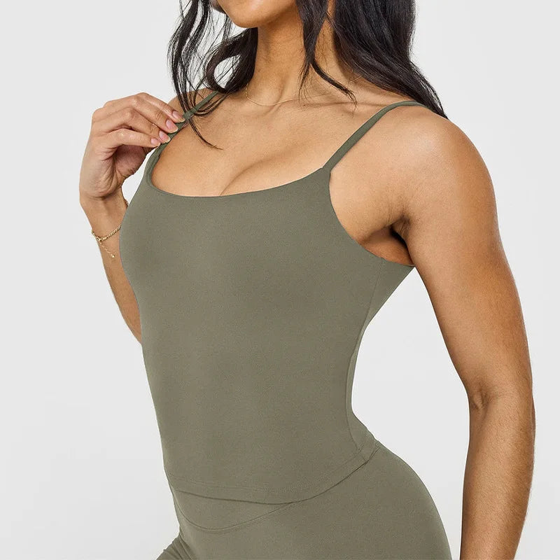 Yoga sports vest women's running fitness bra integrated with chest pad beautiful back suspender yoga clothing fitness clothing