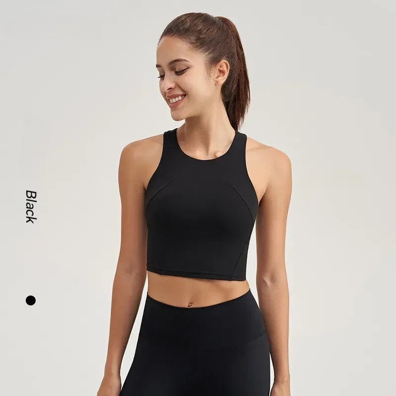 Yoga Clothing with Super Shock Resistance and No Awkward Fixation Sports Underwear Fitness Running Bra No Steel Ring Vest