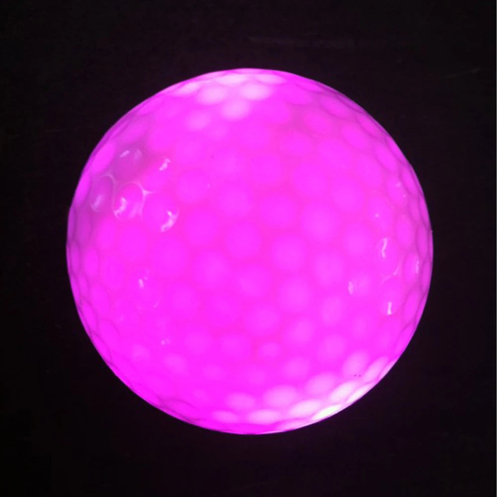 1pcs New LED Golf Ball Light up Golf Ball Night Golf Balls Luminous Golf Balls Glow Dark Golf Ball  8 Colors for Your Choice