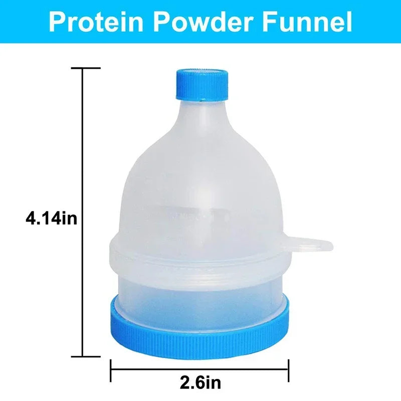 Portable Protein Powder Bottle With Whey Keychain Health Funnel Medicine Box Small Water Cup Outdoor camping Container