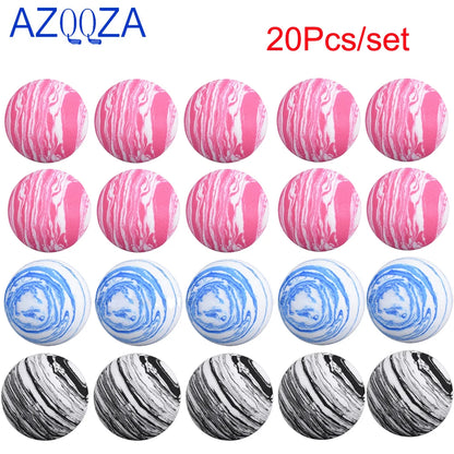 20pcs/bag golf balls 42mm diameter sports balls Rainbow Foam Practice Golf Balls for Indoor or Outdoor Golf Training Balls new